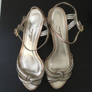 Ragazza Strappy Bronze/Gold Sandals SZ 8B